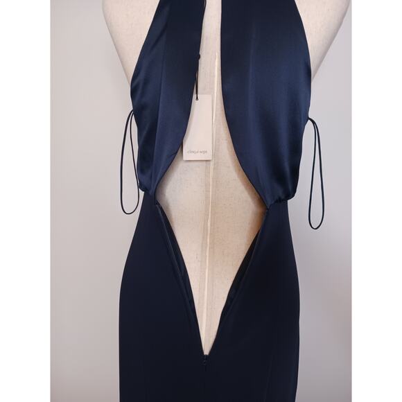 Cinq a Sept Alexandra Turtleneck Halter Gown, NWT, Size 6 - Picture 12 of 16